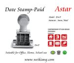 D4-P Astar Date Stamp - Paid