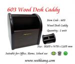 603 Wood Desk Caddy