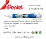 Pentel ZL62-W 7ml Correction Pen