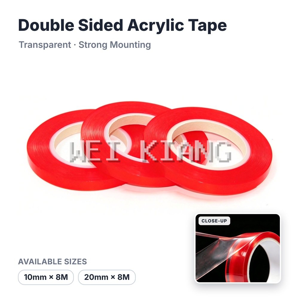 Tape Arcylic 10mm/20mm x 8M
