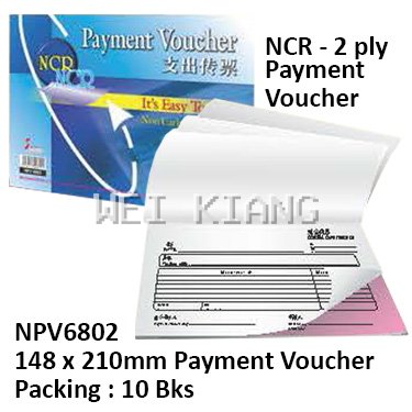 Payment Voucher NCR 2ply NPV6802