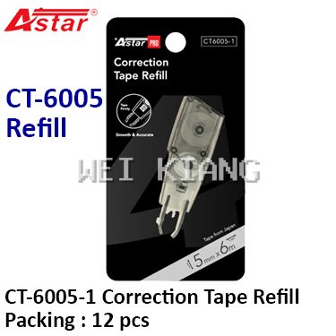 Correction Tape Refill CT-6005-1 Astar