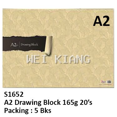 Drawing Book A2 165g 20's Standard